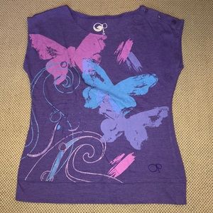 OP purple butterfly 🦋 tee shirt